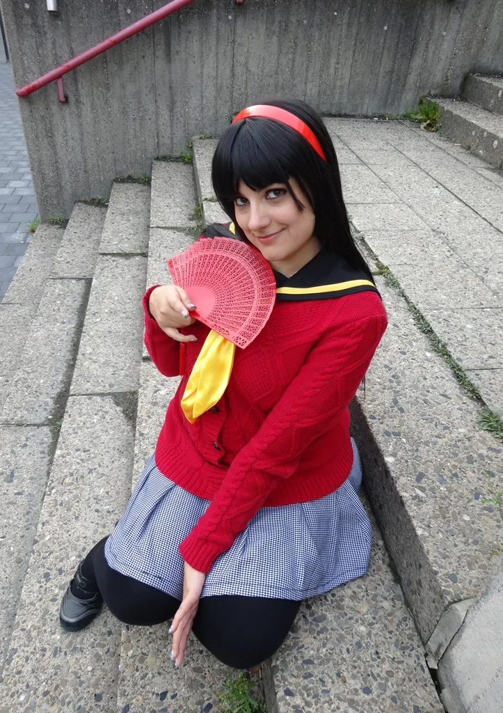 Cosplay-Cover: Yukiko Amagi ~ Yasogami High Winteruniform
