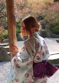 Cosplay-Cover: Yukata Türkis