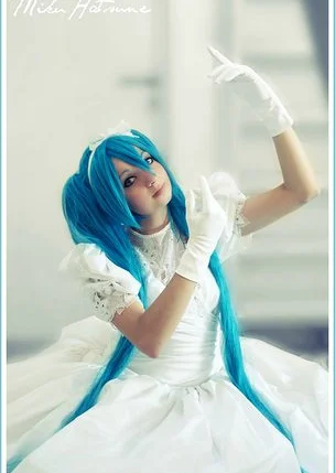 Cosplay-Cover: Miku Hatsune [White Wedding]