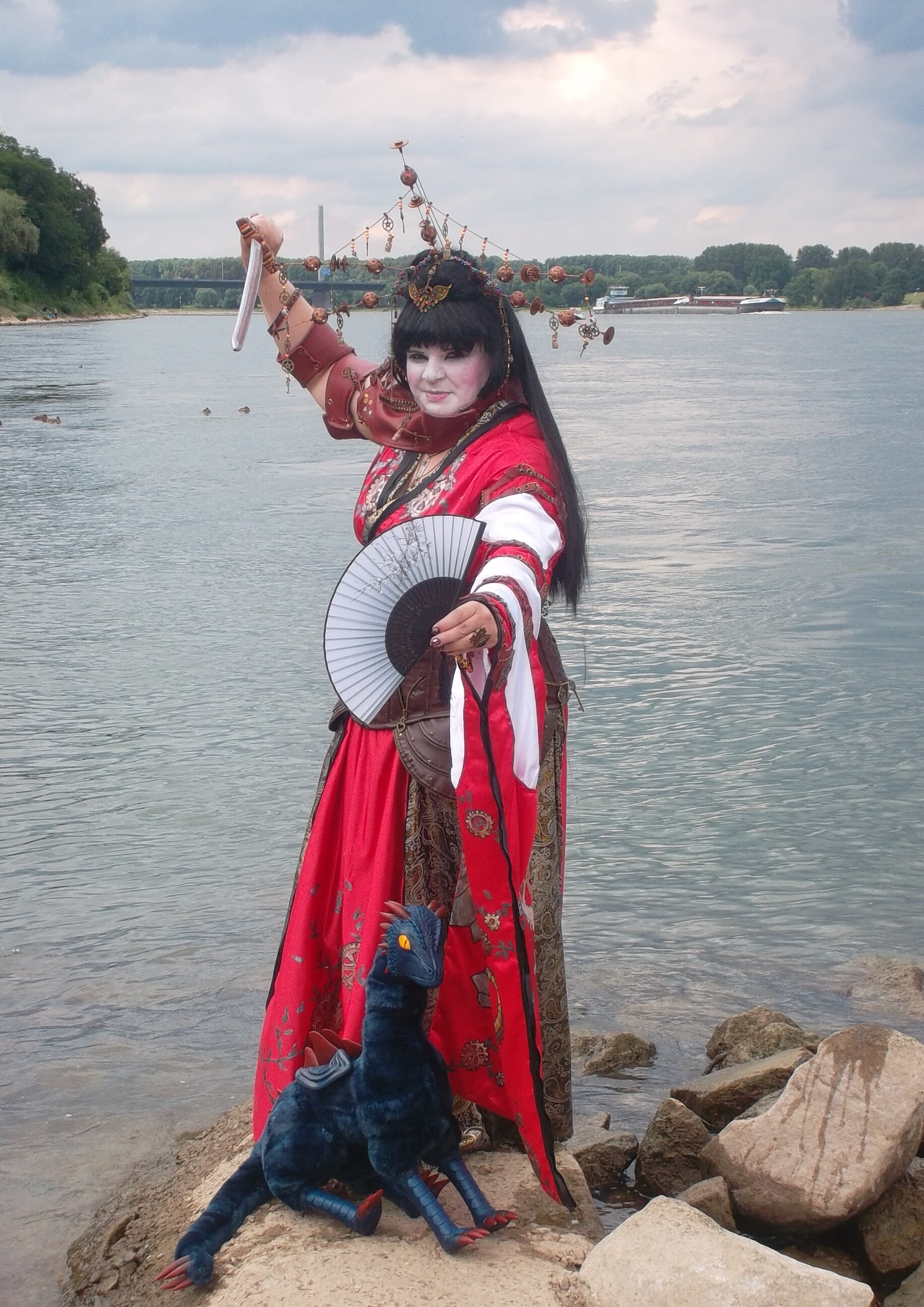 Cosplay-Cover: Steampunk Samurai Geisha