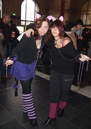 Cosplay-Cover: Black/Violet Cat (Winter-Version)