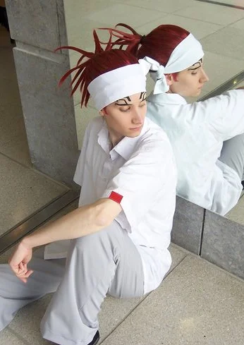 Cosplay-Cover: Renji Abarai (Schuluniform)