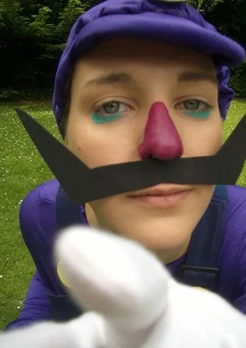 Cosplay-Cover: Waluigi