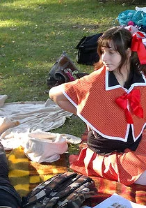 Cosplay-Cover: Yaya (Guardian Schuluniform)