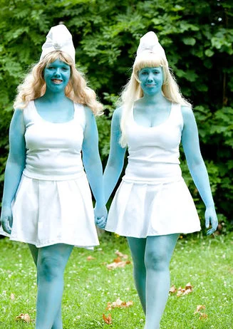 Cosplay-Cover: Schlumpfine