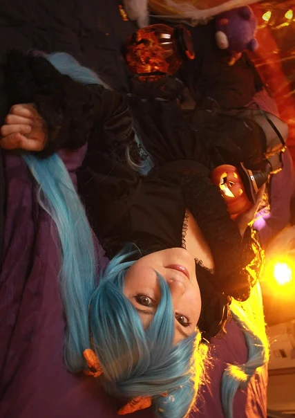 Cosplay-Cover: Hatsune Miku [Halloween Aoki Version]