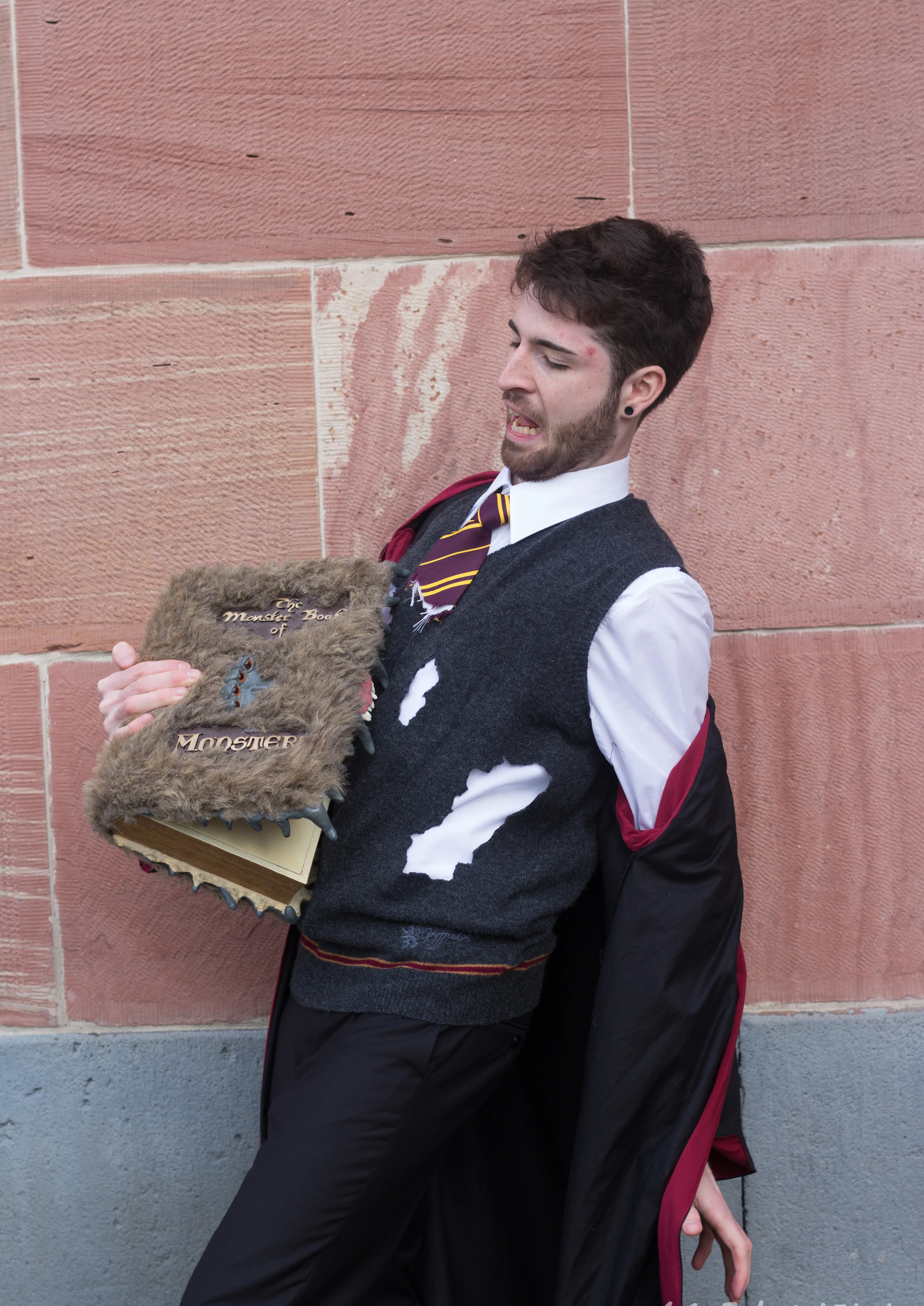 Cosplay-Cover: Neville Longbottom (inspired/monster book)