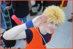 Cosplay-Cover: Uzumaki Naruto (Son Goku Outfit)
