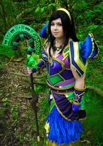 Cosplay-Cover: Druidin (Dungeon Set Artwork) Nachtelf/ Human Worg