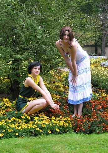 Cosplay-Cover: Aerith Gainsborough/Crisis Core
