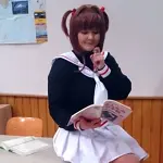 Cosplay-Cover: Sakura Kinomoto [Schuluniform]