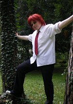 Cosplay-Cover: Gaara in Schuluniform