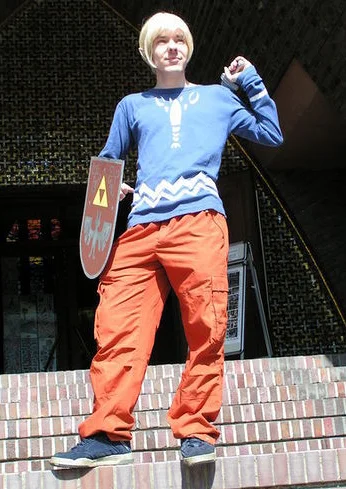 Cosplay-Cover: Link Pyjama (Wind Waker)