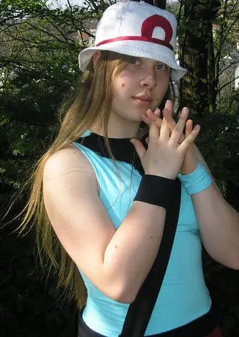 Cosplay-Cover: Blue (Feuerrot/Blattgrün)