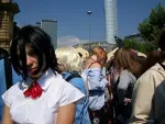 Cosplay-Cover: Rukia in Schuluniform