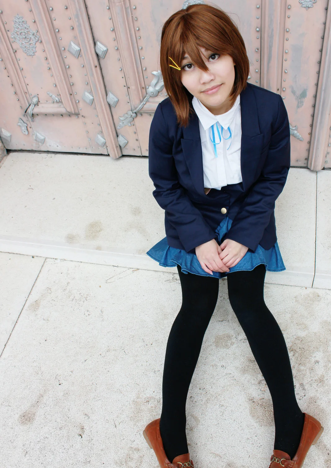 Cosplay-Cover: Yui Hirasawa (Schuluniform)