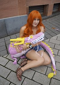 Cosplay-Cover: Nami Dressrosa