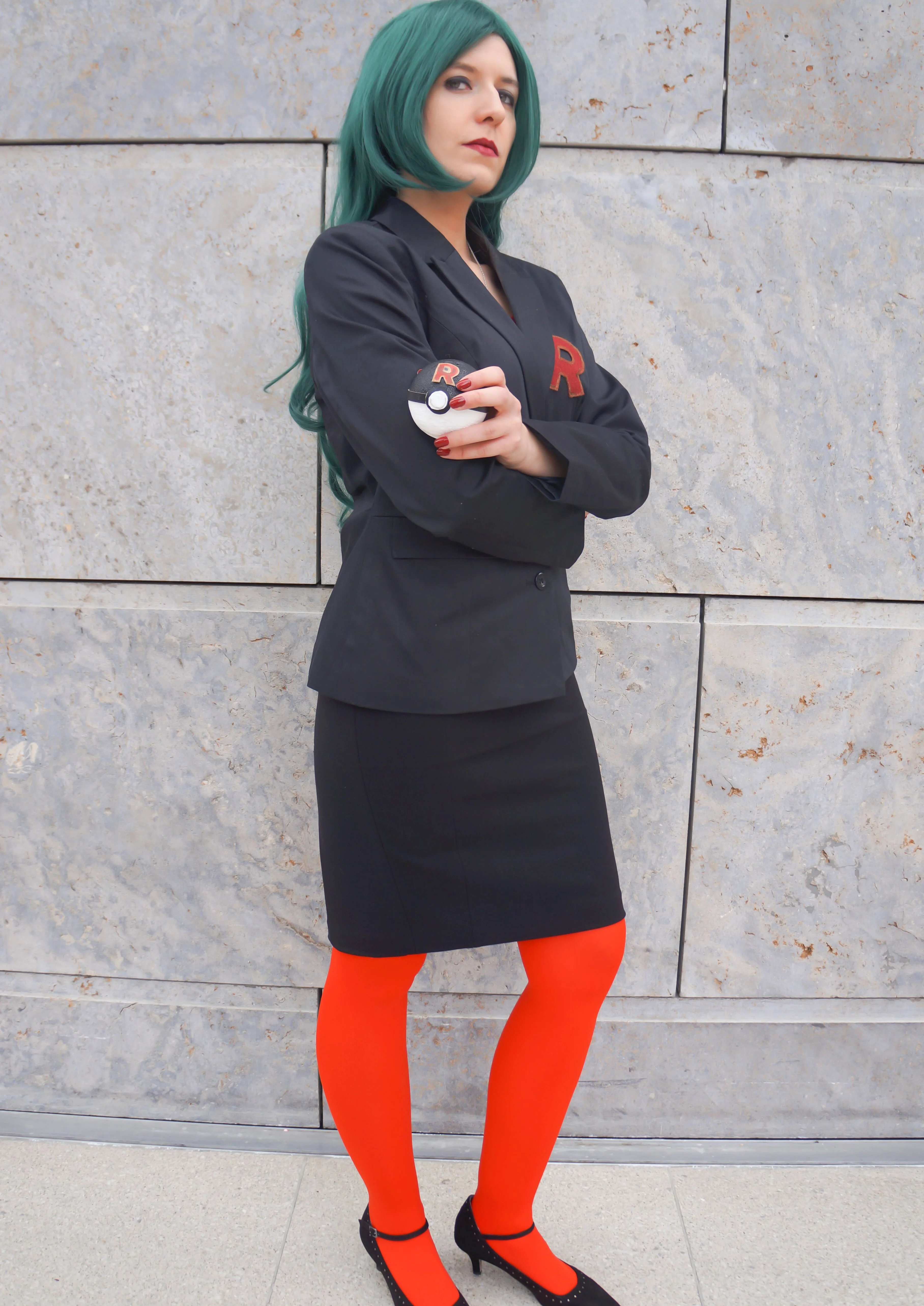 Cosplay-Cover: Vivi [Team Rocket Uniform/ Vorstand]
