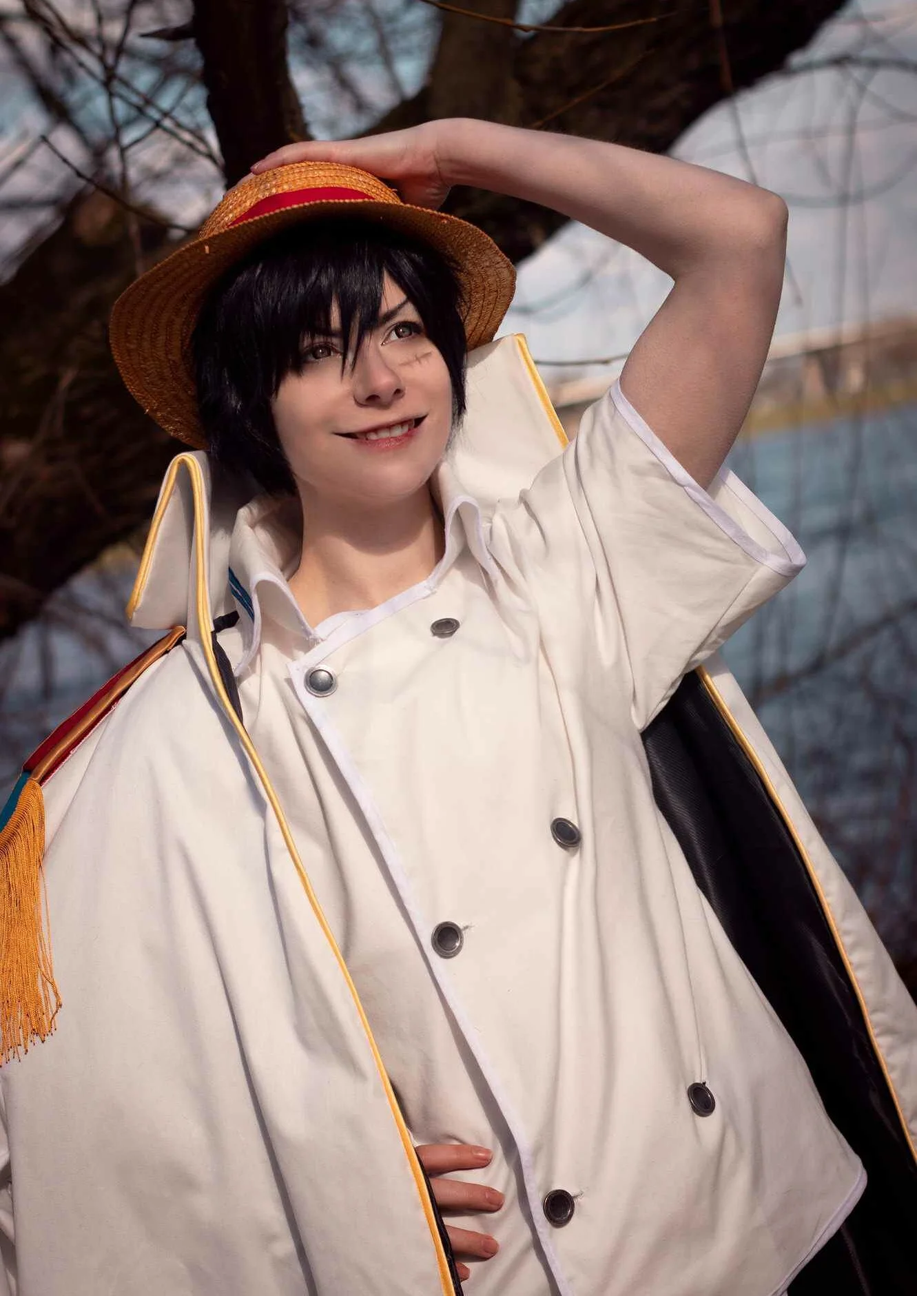 Cosplay-Cover: Monkey D. Luffy (Marine AU)