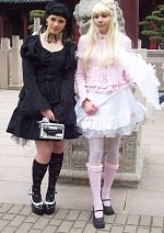 Cosplay-Cover: lolita alt, in rosa