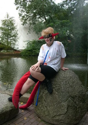 Cosplay-Cover: Naruto Uzumaki [Flash Back] -Kyuubi Stile-