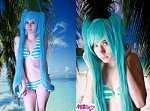 Cosplay-Cover: Hatsune Miku [Bikini Version]