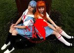 Cosplay-Cover: Asuka Langley (Schuluniform)