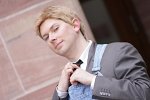 Cosplay-Cover: Barney Stinson [im Overall](How I met your mother)