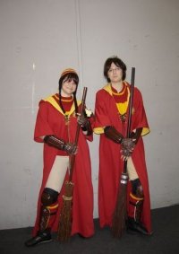 Cosplay-Cover: Ron im Quidditch-Dress