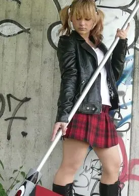 Cosplay-Cover: Maka Albarn [Lederjacke]