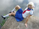 Cosplay-Cover: Chii (Sommer Schuluniform)