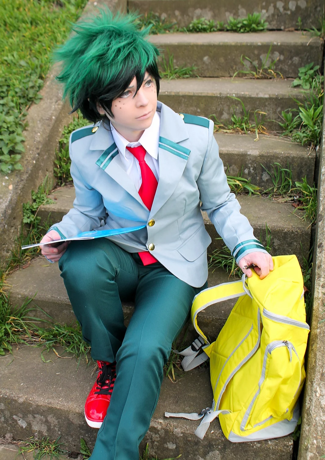Cosplay-Cover: Izuku Midoriya / Deku [School]
