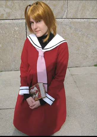 Cosplay-Cover: Sakura Kinomoto [ red winter uniform ]