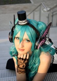 Cosplay-Cover: Miku Hatsune (magnet)