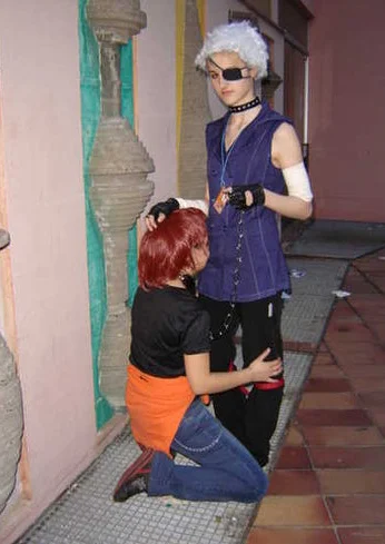 Cosplay-Cover: Farfarello (weißen Haaren)