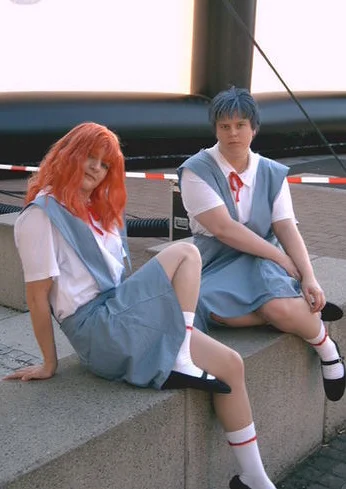 Cosplay-Cover: Asuka Schuluniform