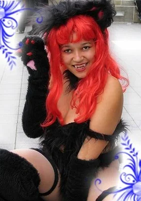 Cosplay-Cover: Felicia ~ (Rot/Schwarz)