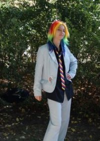 Cosplay-Cover: Rainbow Dash - Business style