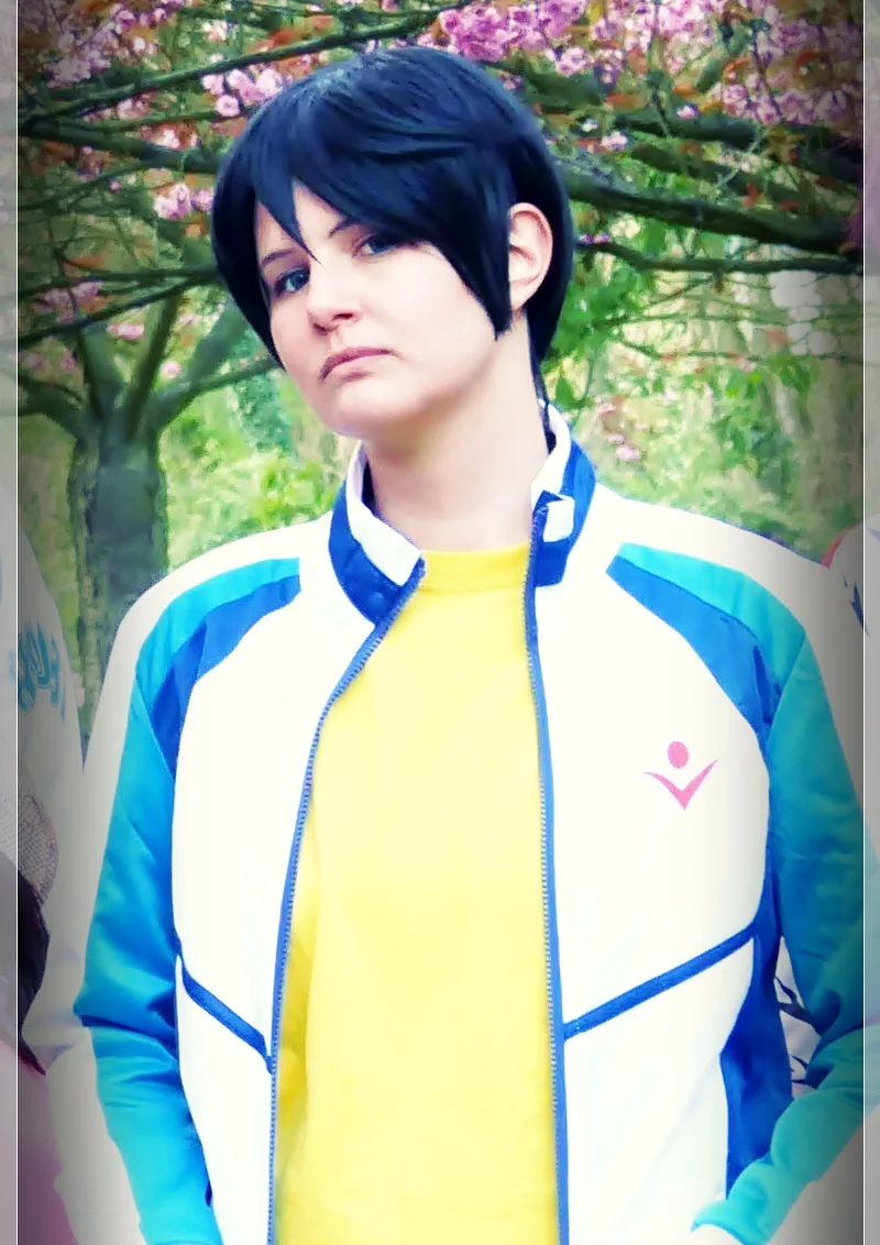 Cosplay-Cover: Haruka Nanase (Iwatobi Swim club-Outfit)