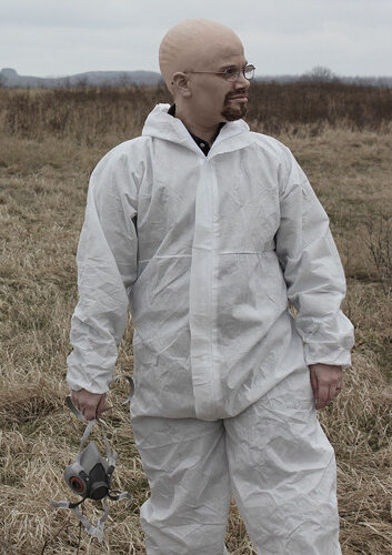 Cosplay-Cover: Walter White "Schutzanzug"