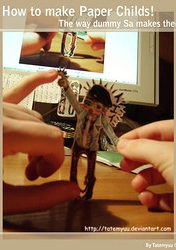 Cover: How to make paper childs! the way dummy Sa makes them