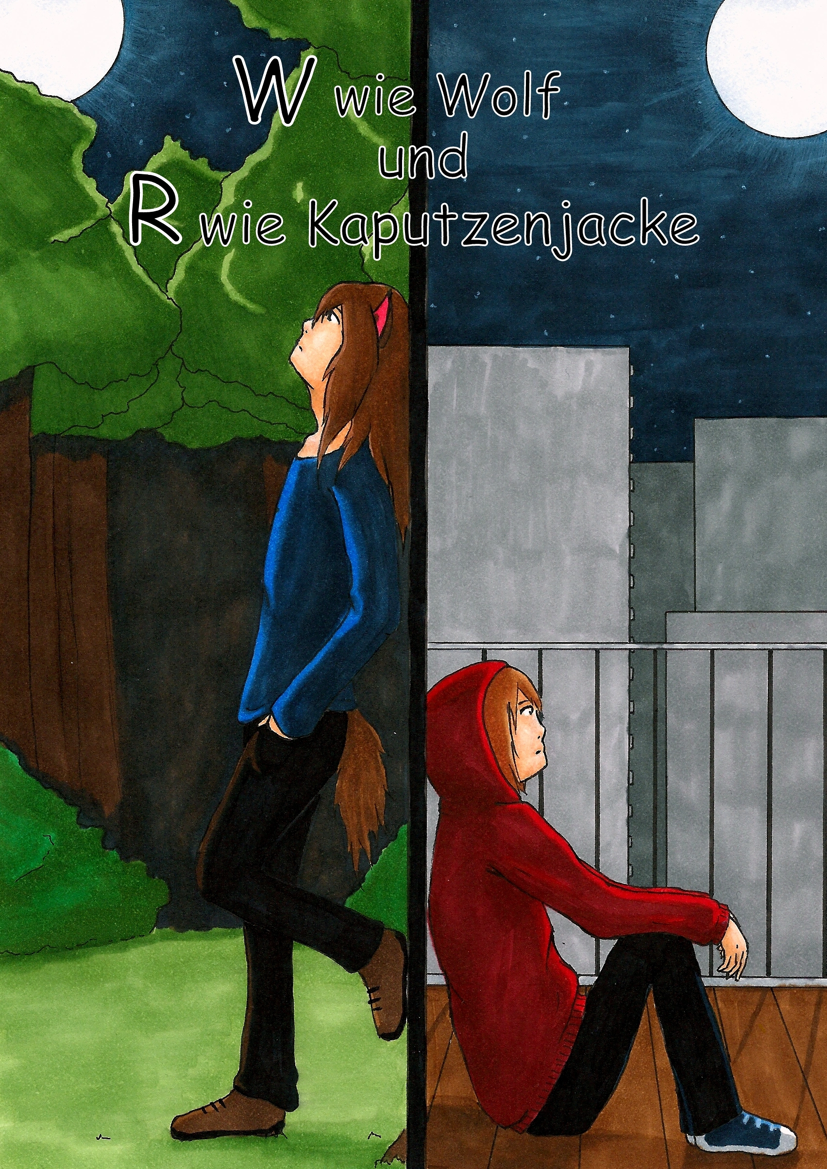 Cover: W wie Wolf & R wie Kaputzenjacke