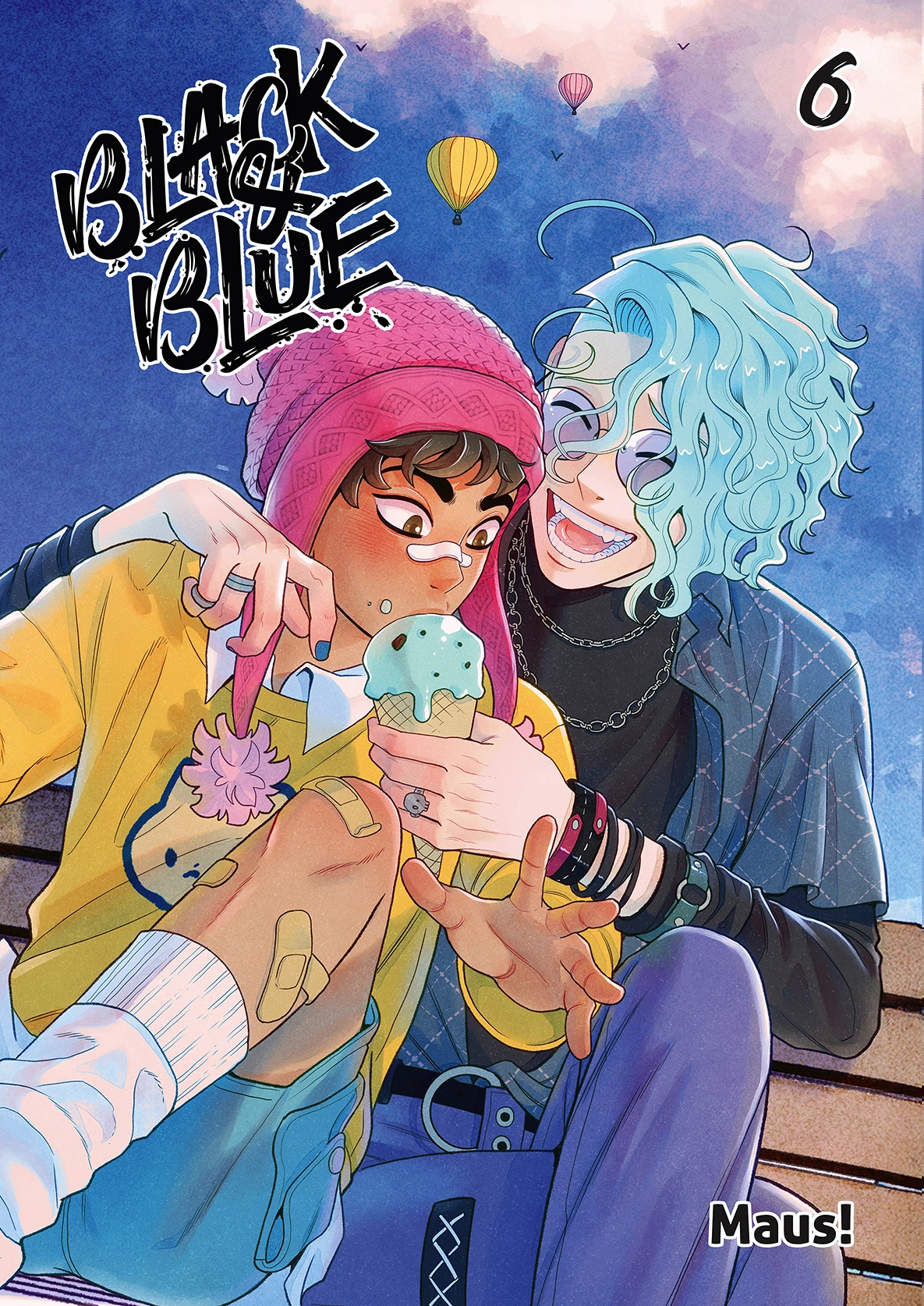 Cover: black & blue