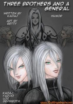 Cover: "FF7/Advent Children - Three brothers and a general"
