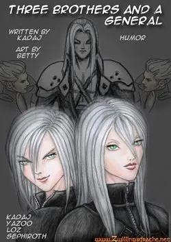 Cover: "FF7/Advent Children - Three brothers and a general"
