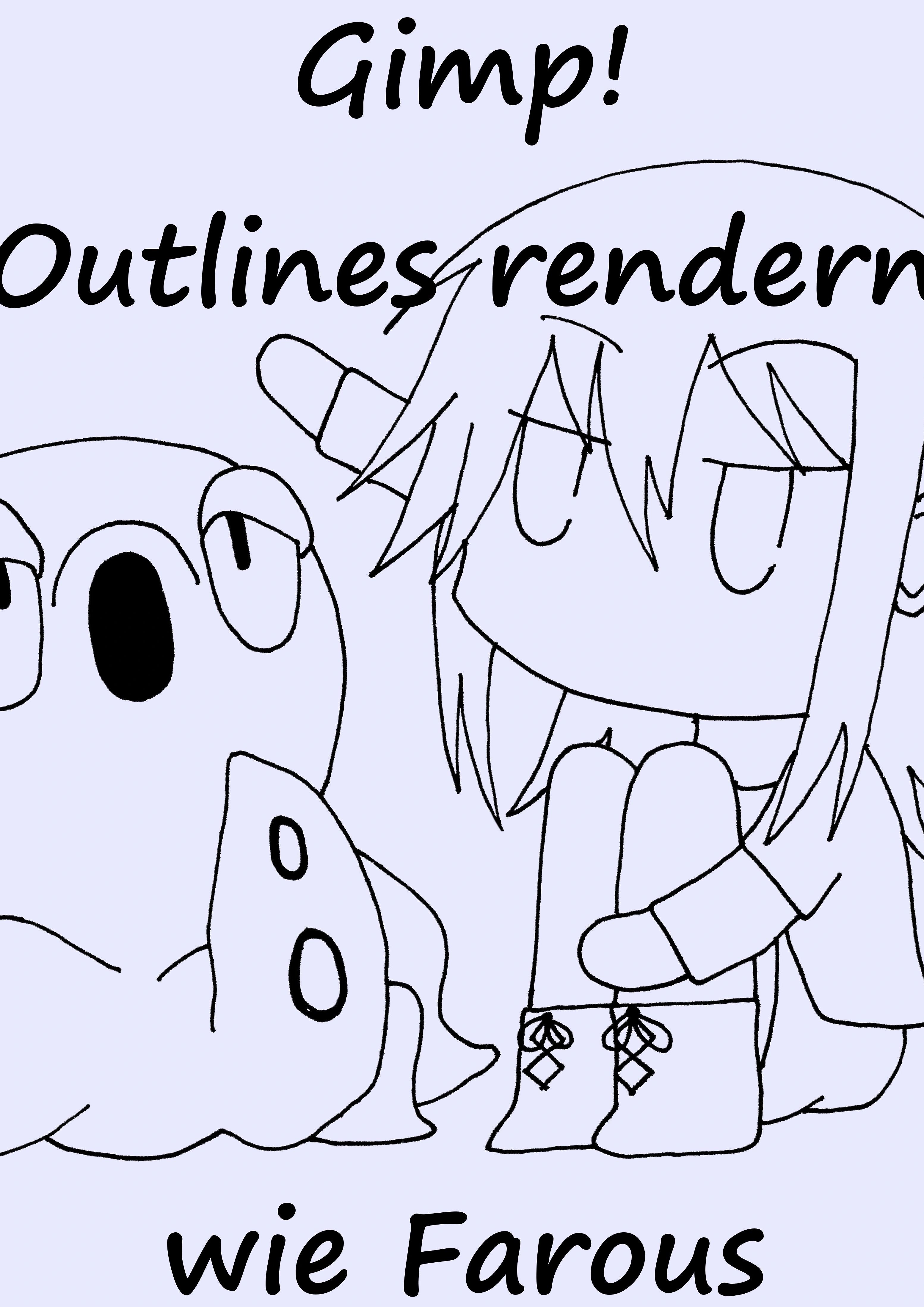 Cover: Gimp! Outlines rendern wie Farous