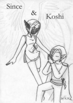 Cover: Since und Koshi (etwas anders als die Fic)