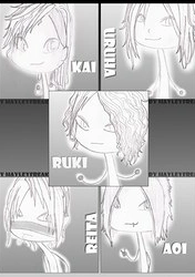 Cover: The Gazette - Chibi Comic