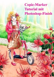 Cover: Copic Tutorial + Photoshop Finish
