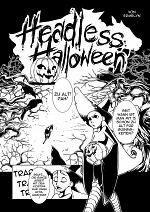 Cover: Headless Halloween - Beitrag für das Yukon Manga Projekt